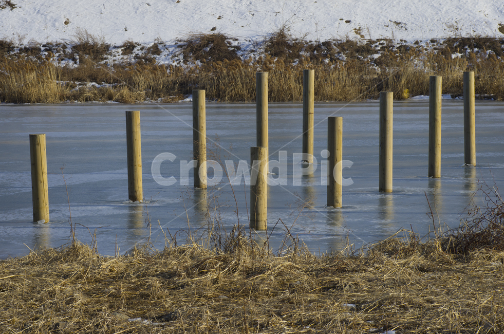 횃대,겨울,호수,기둥,강가,perch,river,ice,scene,view,feeling,emotion,nature,landscape,pole,wood,풍경,감정,감성,자연,계절,풍경사진,감성사진,정취