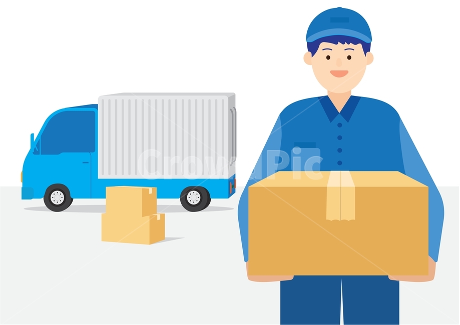 택배,배송,택배차,상자,물품,배달원,인물,캐릭터,직업,운반,배달,그래픽,일러스트레이션,graphic,illustration