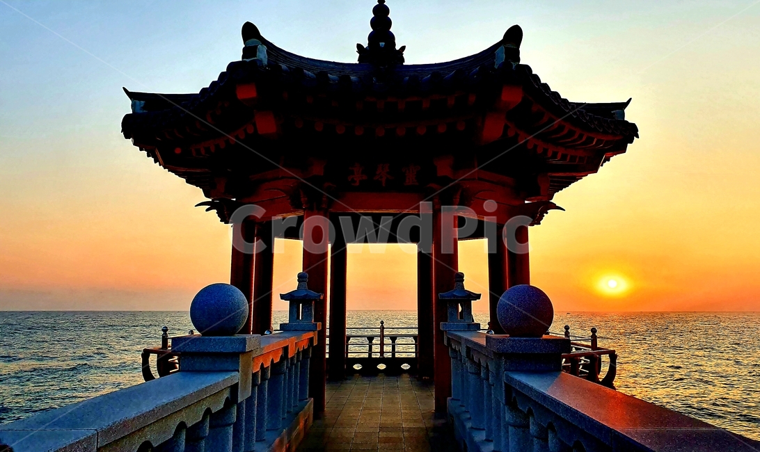 building,건축물,일출,동해,속초,바다,sea,eastsea,sokcho,water,영금정,한국전통,한국문화,korean traditional,korean culture