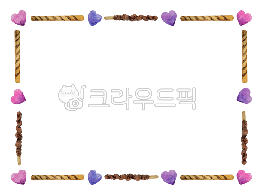 Border,frame,candy,pepero,heart,pepero day,valentine's day,valentine,white day,hand drawing,watercolor,illustration,card,memo,background,food,invitation,invitation background,sticker,decoration,diary decoration,dakku,good note st