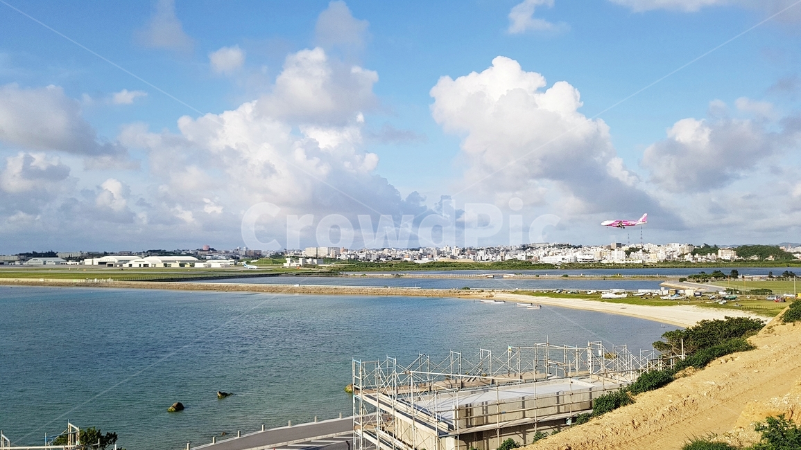 일본,오키나와,비행기,이륙,하늘,해변,바다,해안,sea,sky,cloudy,flight,fly,airplane,여객기,beach,풍경,자연,풍경,nature,landscape,해외,외국,세계,foreign,oversea,world,세계자연풍경,해외자연풍경,외국자연풍경,world nature landscape,water,물