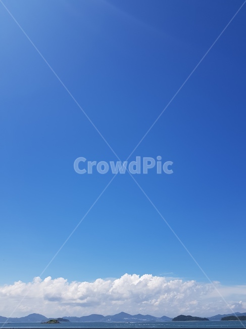 여름,바다,하늘,구름,여수,파랑,blue,summer,sky,cloud,sea,풍경,자연