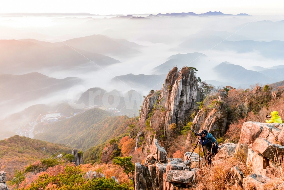 일출,운해,단풍,가을,대둔산,풍경,자연,풍경,nature,landscape,사람,인물,인간,human,person,사진작가,포토그래퍼,photographer,outdoors,옥외