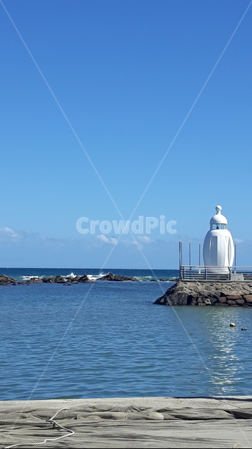 바다,구름,수평선,등대,힐링,휴식,자연,파도,물결,하늘,파란색,sea,등대,lighthouse