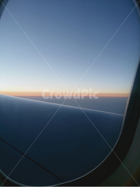 지평선,비행기,하늘,창문,horizon,sky