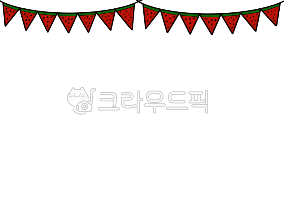 수박,가랜드,가랜드일러스트,수박일러스트,여름,가랜드배경,summer,watermelon,과일일러스트,여름과일,여름배경도안,여름배경지,여름배경,가랜드도안,수박가랜드