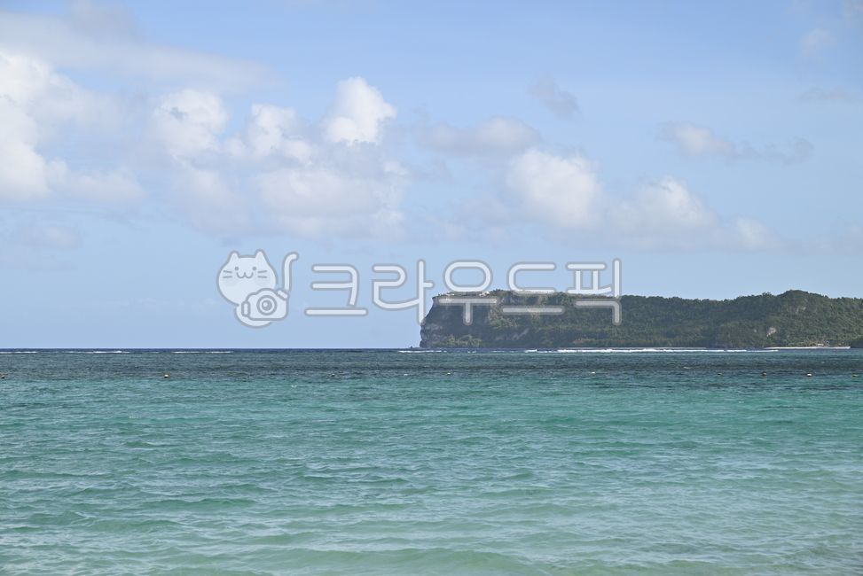 Two Lovers Point,Guam,Sea,Horizon,Blue Sky,Water,guam,twoloverspoint,cliff,sea,water,blue,nature