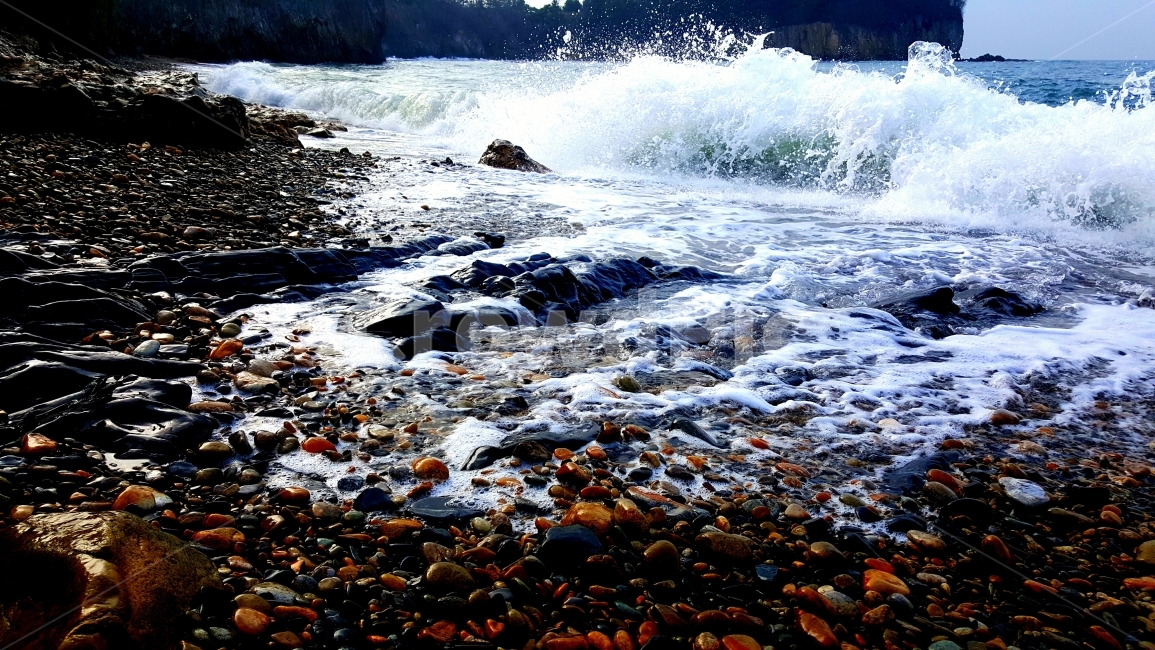 파도,바다,조약돌,몽돌,해변,적벽강,부안,겨울바다,자연,풍경,nature,landscape,해변,바다,beach,sea,ocean,대양,outdoors,옥외,water,물