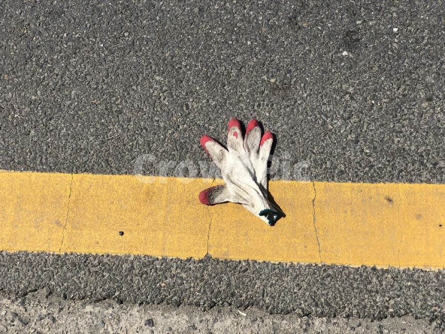 목장갑,길거리,도로,차도,차선,장갑