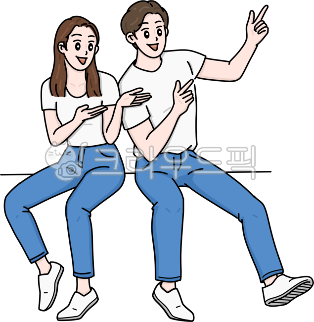 커플,사람,커플일러스트,바지,person