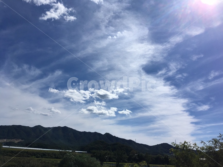 하늘,구름,홍천하늘,산,가을하늘