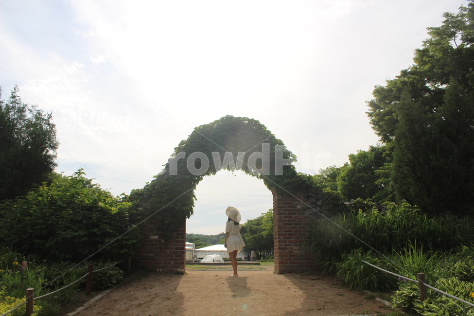 아치,인천대공원,여자,뒷모습,girl,arch