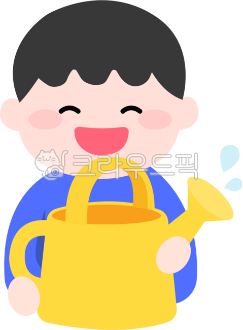 child,watering can,happy,watering,Arbor Day,gardening,growing flowers,gardening,garden