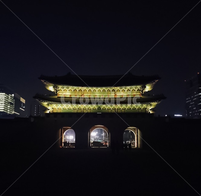 광화문,경복궁,야경,한국,전통,architecture,건축물