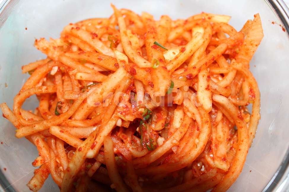 무우,생채,음식,반찬,food,고추가루