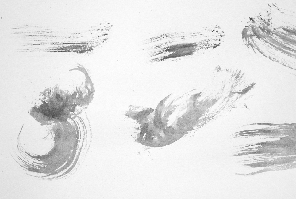 물감,페인트,페인팅,붓터치,터치,그림,아트,예술,미술,검은색,검정,블랙,흰배경,먹,먹물,브러쉬,잉크,종이,핸드드로잉,드로잉,스케치,회색,그레이,흑백,모노톤,monochrome,black and white,누끼,remove background,그래픽,일러스트레이션,graphic,illustration