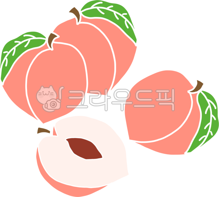 Peach,peach sticker,peach image,peach fruit,peach fruit,peach color,peach leaf,peach bright color,peach simple