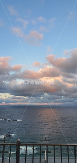 구름,바다,테라스,베란다,weather,날씨,자연,cloud,옥외,outdoors,적운,sky,하늘,cumulus