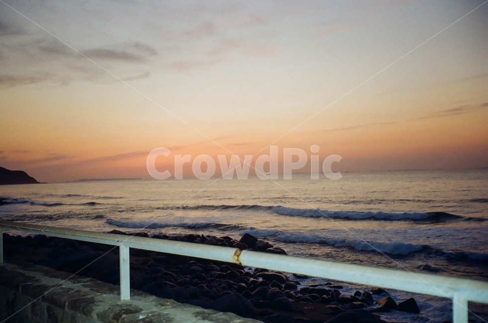 일본,japan,fukuoka,후쿠오카,바다,sea,밤,night,자연,nature,석양,sunet,자연,풍경,nature,landscape,handrail,난간,banister,outdoors,옥외