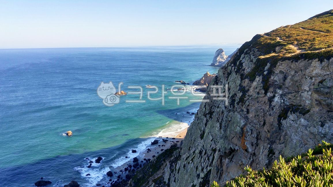 sky,Cape Hoca,Cliff,headland,cliff,nature,Atlantic Ocean,portugal,Portugal,sea,horizon,atlantic,promontory,ocean,caperoca
