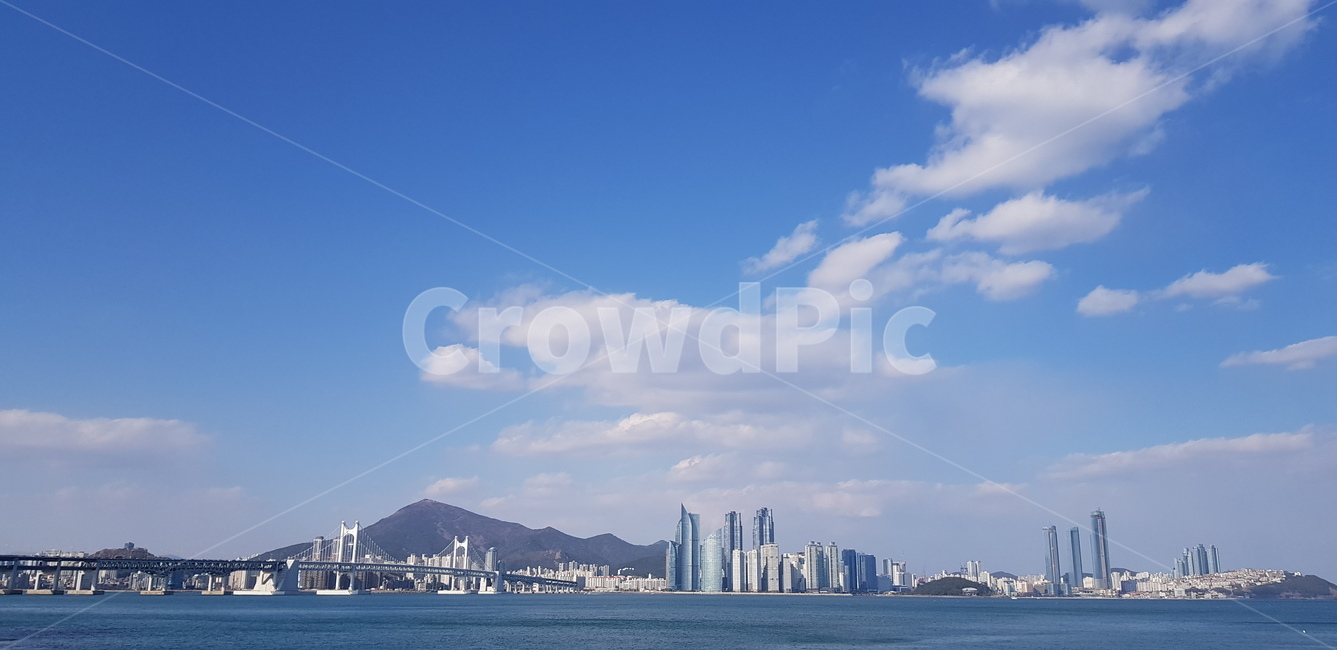 부산,바다,하늘,구름,풍경,도시,수중도시