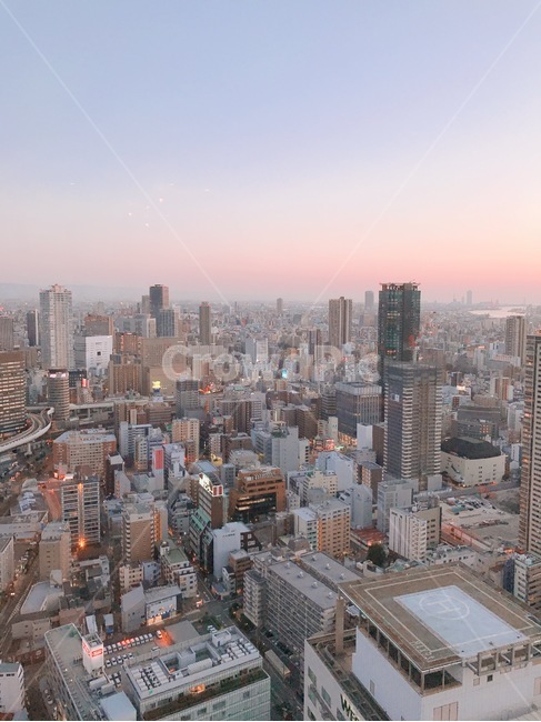 야경,도시,건물,노을,옥상