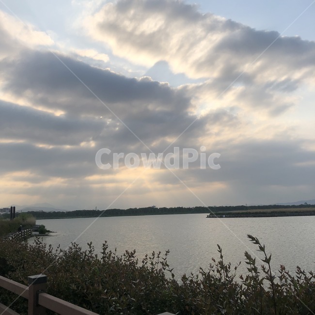 water,물,사상,부산,노을,호작가,자연,풍경,nature,landscape