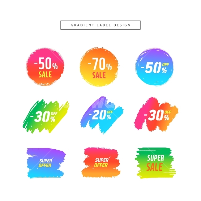 브러쉬,쇼핑,세일,할인,이벤트,라벨,그라디언트,아이콘,일러스트,인포그래픽,컬러,쇼핑,shopping,그래픽,일러스트레이션,graphic,illustration