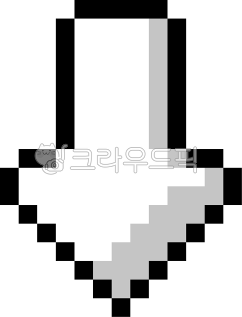 픽셀화살표,화살표,pixel,arrow,point,pixelart,도트,화살,위치,표시,나침반,안내,안내판,안내표,방향,강조,포인트,픽셀아트