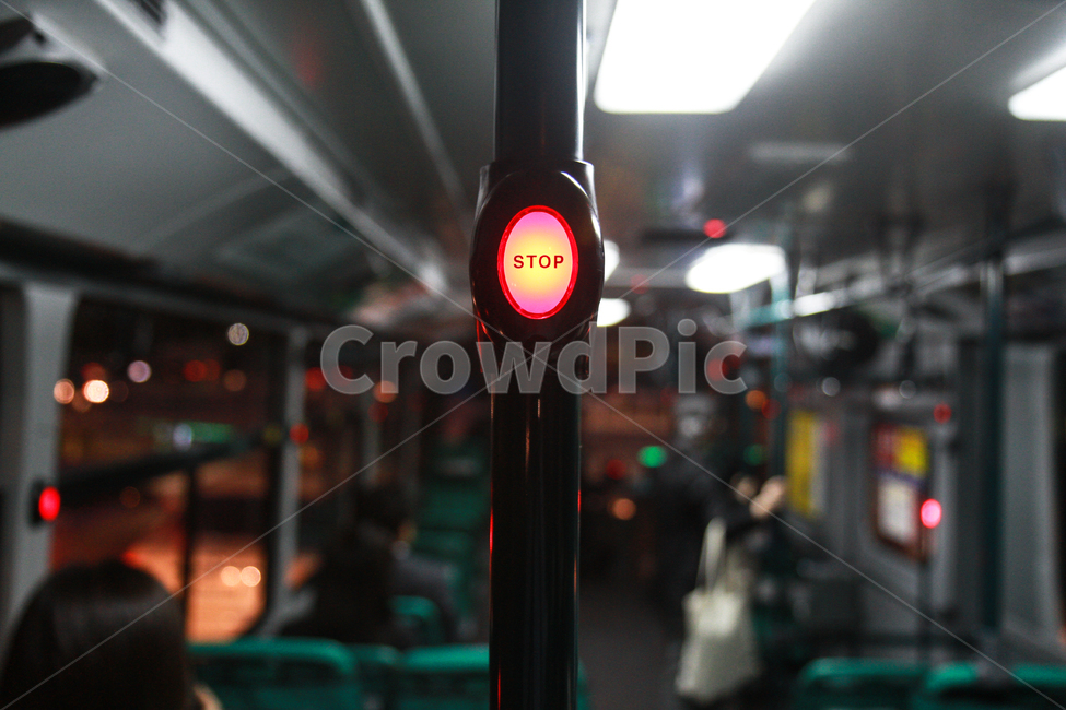 버스,승차,하차,벨,버튼,빨간색,빨강,스탑,stop,교통,교통수단,traffic,transportation