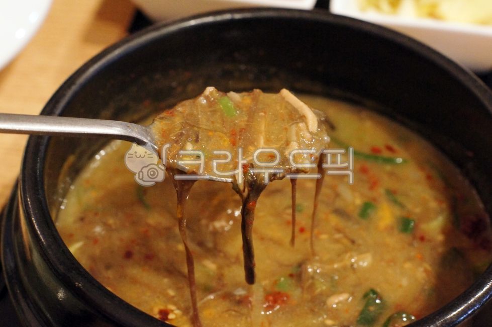 plating,soup,brackensoup,Jeju local food,Bracken Haejangguk,bowl,Meat soup and rice,meatsoup,Korean food,bracken meat stew,cooking,foodpresentation,Gukbap,brackenmeatstew,Korean,reserves,food,pottery,porkstew,earthen pot,Plating,earthenpot,hangoversoup,tt