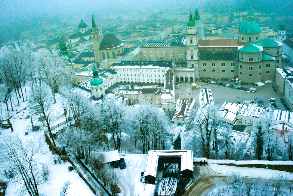 오스트리아,설경,salzburg,전망대,유럽풍경