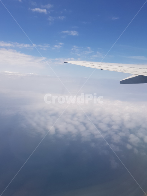 구름,하늘,비행기,sky,cloud,blue,새털구름,하늘위,항공사진