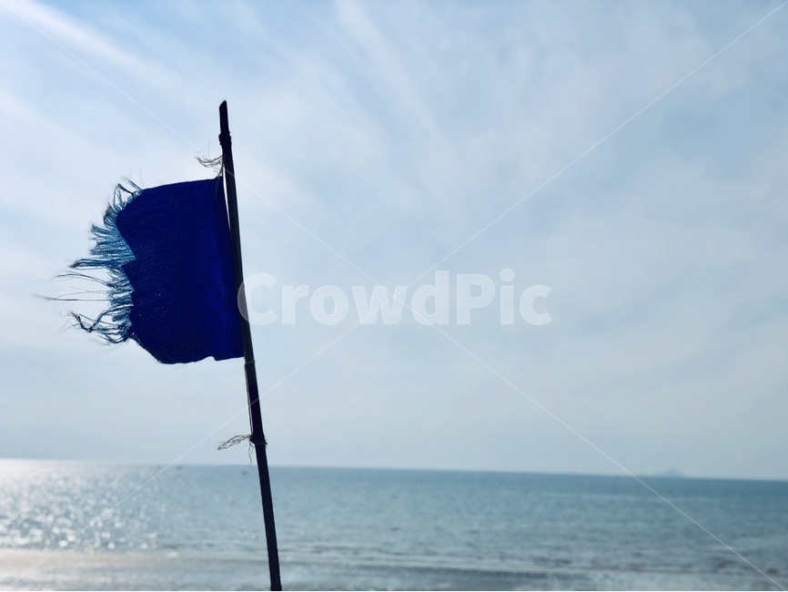 바람,깃발,구름,서해,바다,자연,풍경,nature,landscape,flag,symbol,상징
