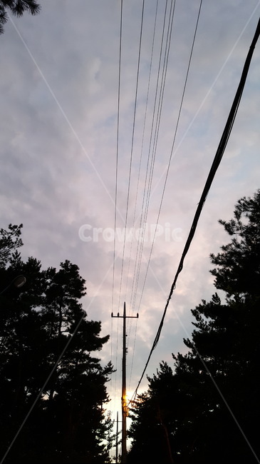 노을,가로등,나무,sunset,구름,하늘,풍경,힐링,cloud,sky,healing,빛,landscape