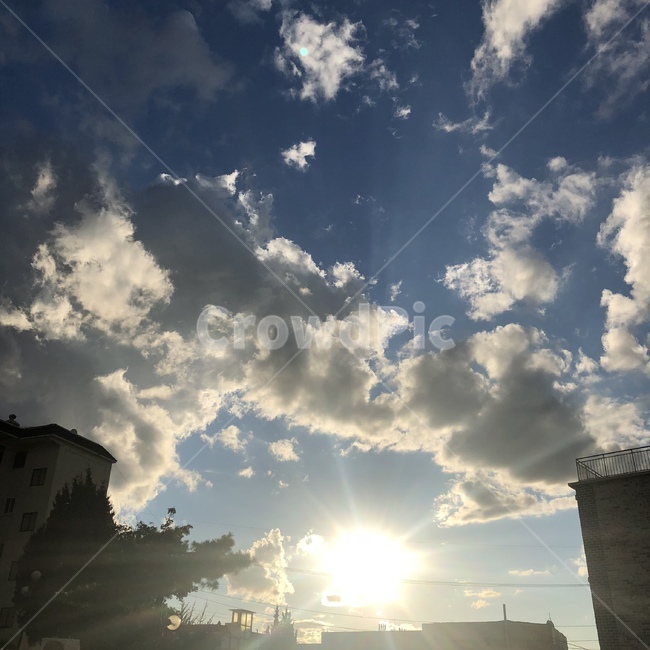 해,햇빛,하늘,후광,구름,cloud,sun,파랑,sky,자연,풍경,nature,landscape,flare,플레어,light,빛,outdoors,옥외,sunlight
