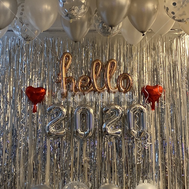 파티,2020,풍선,홈파티,파티커튼,펄풍선,연말파티,신년회,새해,안녕2020,hello2020