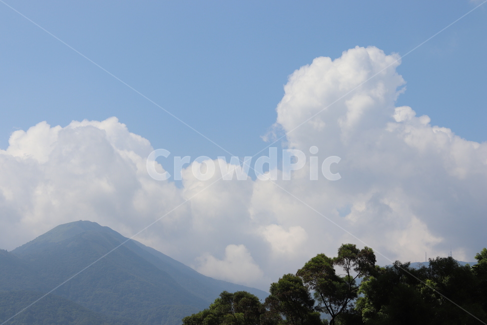 구름,산,나무,자연,뭉게구름,하늘,cloud,mountain,tree,sky,자연,풍경,nature,landscape,outdoors,옥외,weather,날씨,cumulus,적운