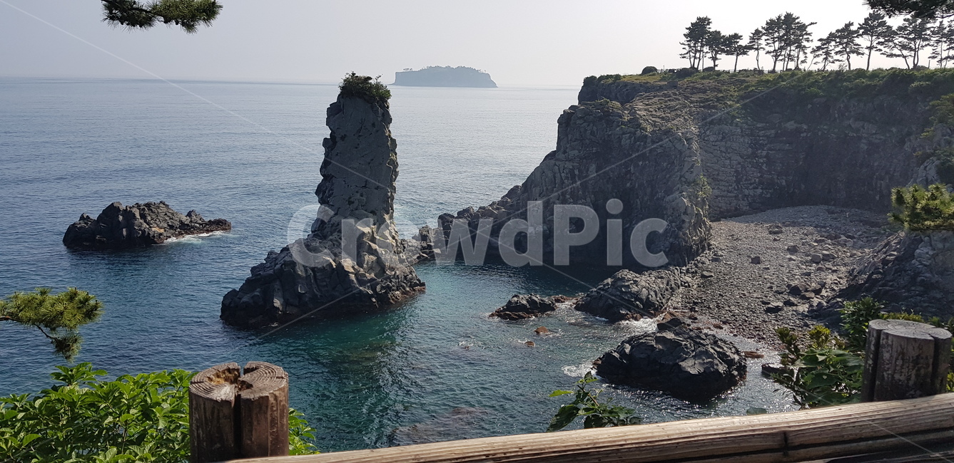 제주도,올레길,해안가풍경,외돌개,바위섬