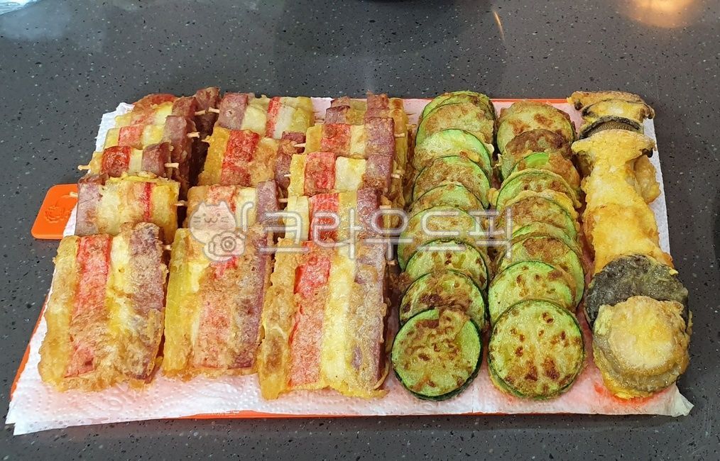 삼색전,전,koreatraditionalfood,한국전통음식,버섯전,애호박전,모듬전,음식,food,dish,요리,한국음식