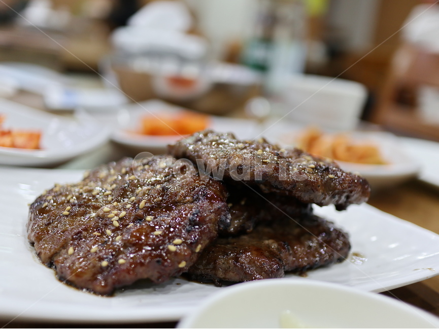떡갈비,참깨,음식,고기,grilledshortribpatties,육류,산적,구이,food