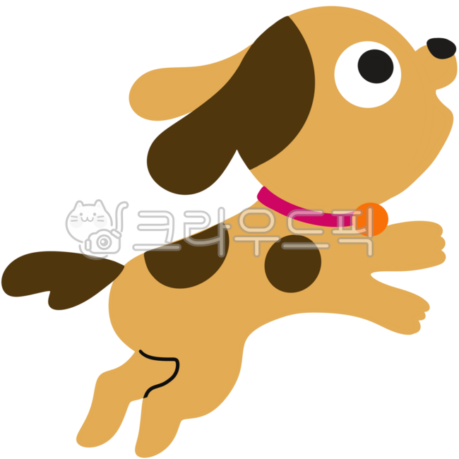 Animals,cute illustrations,cute characters,sticker elements,baduk,puppy illustrations,puppies,cute puppies,running puppies,woof,woof,baduk bell,dog