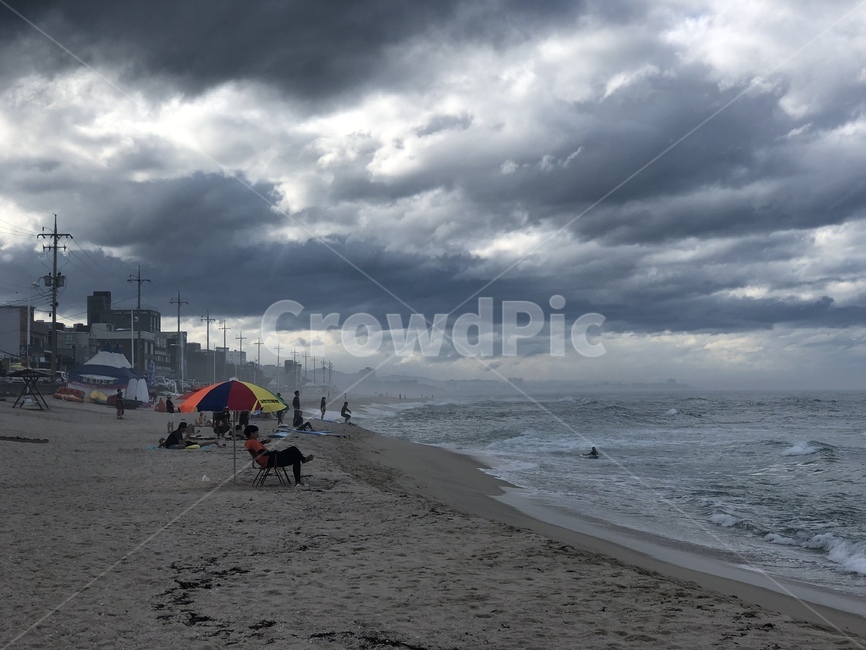 비구름,바다,하늘,구름,해변,rainy,beach,cloudy,cloud,coast
