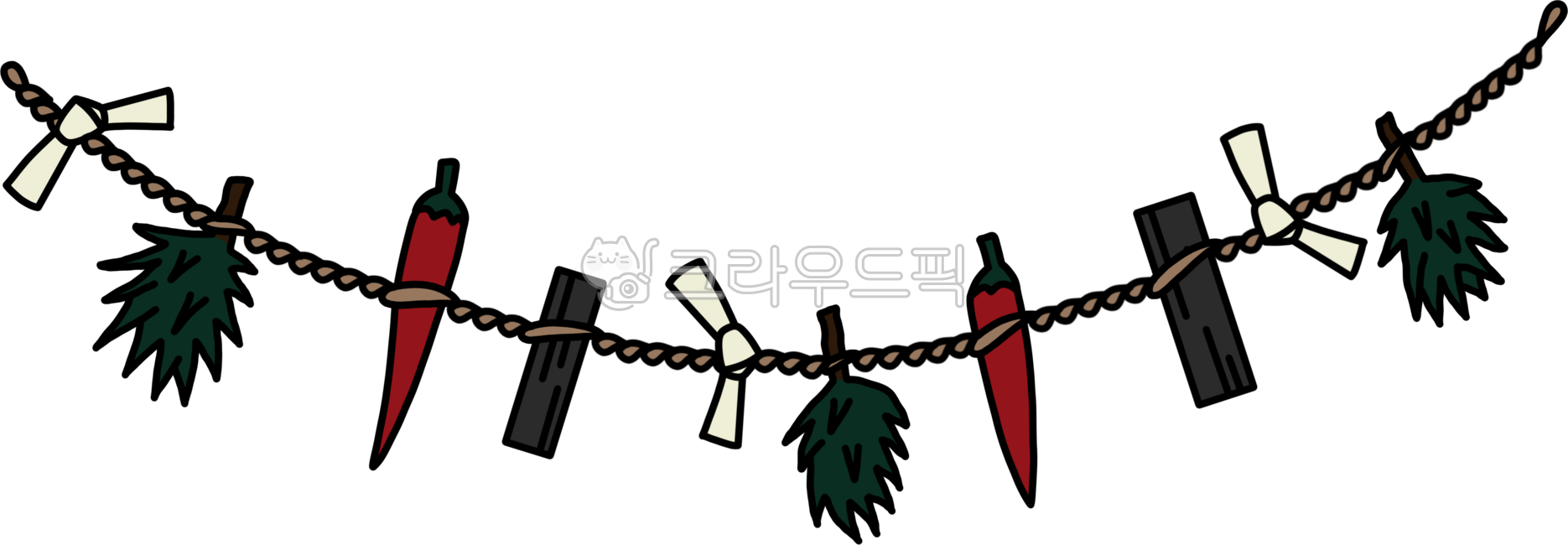 금줄, 새끼줄, 출산, 임신, 전통, 사진,이미지,일러스트,캘리그라피 - ayoung50작가