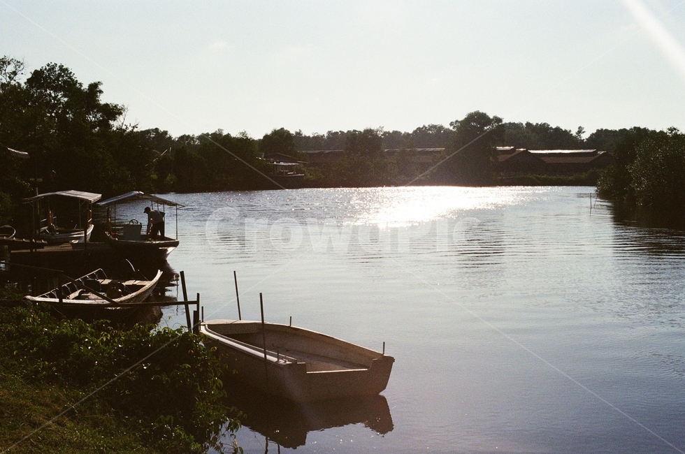바다,강,정글,돛단배,태국,일몰,일출,강가,배,하늘,자연,풍경,nature,landscape,vehicle,차량,watercraft,선박,transportation,교통