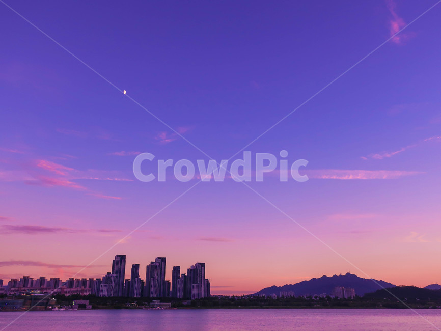 반포대교,하늘,보라색,라라랜드,건물,빌딩,sky,풍경,도시,풍경,city,landscape,한국도시풍경,한국도시경관,korea cityscape,색깔,색상,색채,색감,color sense,color sensitivity,feeling of color,nature,자연,outdoors,옥외