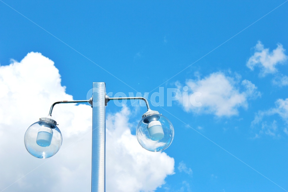 하늘,가로등,구름,파란색,sky,자연,풍경,nature,landscape