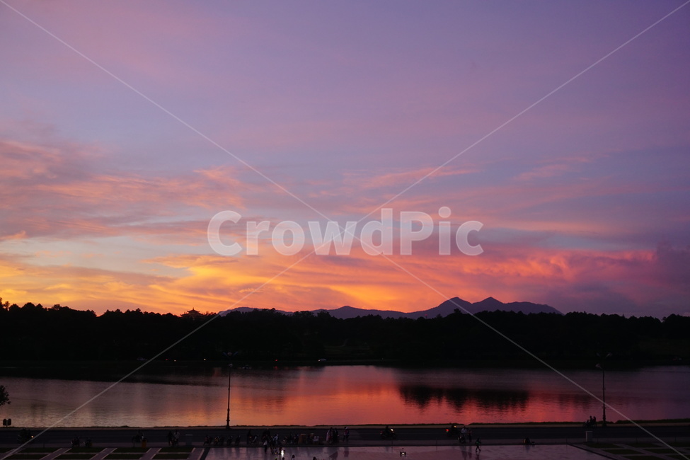 베트남달랏,vietnamdalat,노을,자연,하늘,멋진하늘,호수,lake,sky,sunset,자연,풍경,nature,landscape
