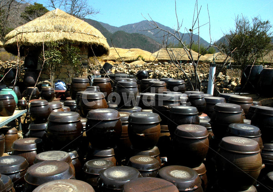 단지,초가집,민속촌,민속,옹기,시골,마을,풍경,landscape,country,rural,town