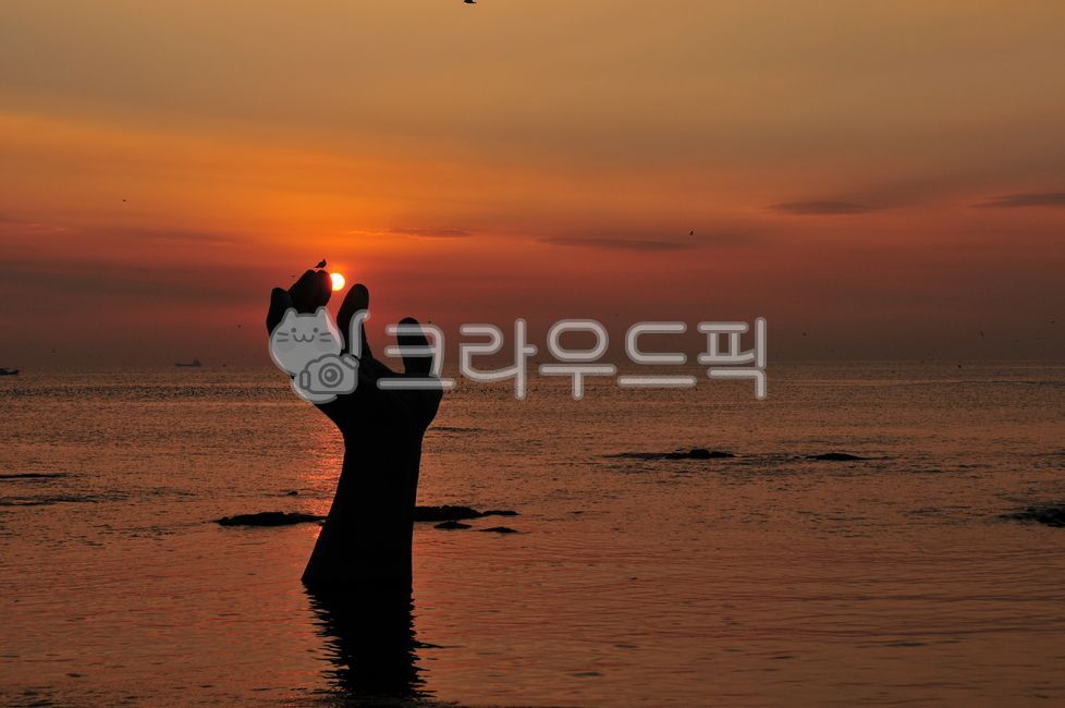 일출,해돋이,실루엣,동해일출,동해안일출,동해해돋이,호미곶